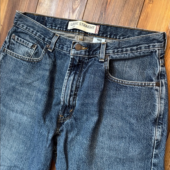 Levi’s 569 Loose Straight Jeans 34x30 Medium Wash Denim - Picture 3 of 6